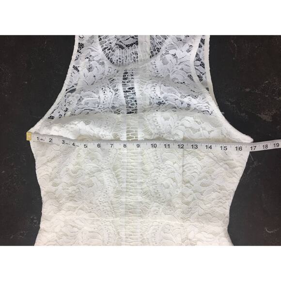 Eliza J Illusion‎ Lace Cocktail Dress Size 6 - Picture 5 of 12